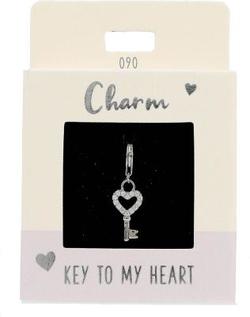 Express Yourself Anheng (Nickel free tested) - Silver Key to my heart Silver key to my heart - Depesche