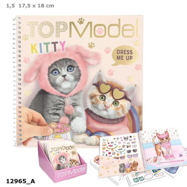 TOPModel Dress Me Up Klistremerkebok KITTY Klistermerke bok Kitty - Top Model