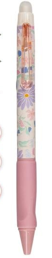 pen med visk og soft grip Rosa - Hobby