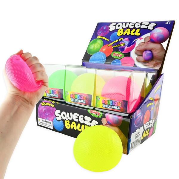 SQUEEZE SUGAR BALL NEON assorterte farger - Fidget Toys