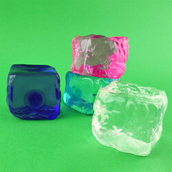 SQUEEZE BLOCKS SUGAR 6cm assortert farge - Fidget Toys