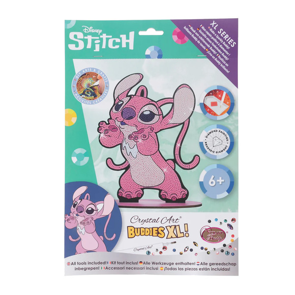 Angel, Crystal Art Buddies XL! Angel Rosa - Hobby