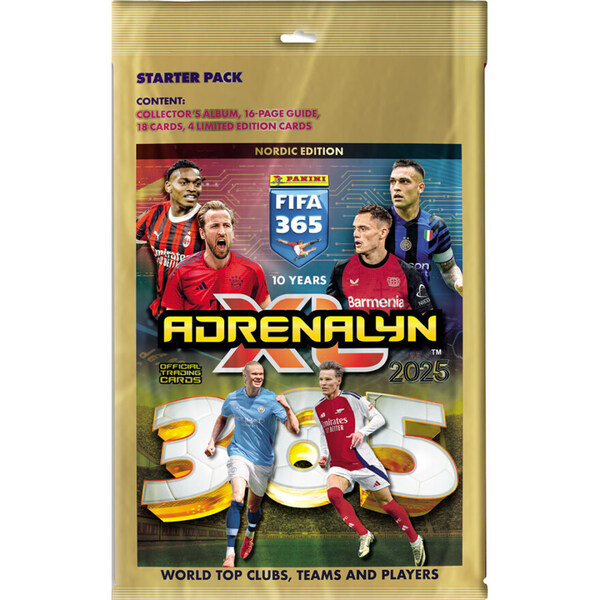 FIFA 365 Adrenalyn XL 2025 Starter Pack Nordic edition - Salg