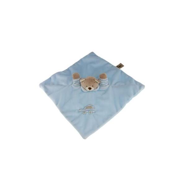 KOSEKLUT BAMSE BLÅ 30X30 CM TINKA BABY Blå Koseklut - Tinka