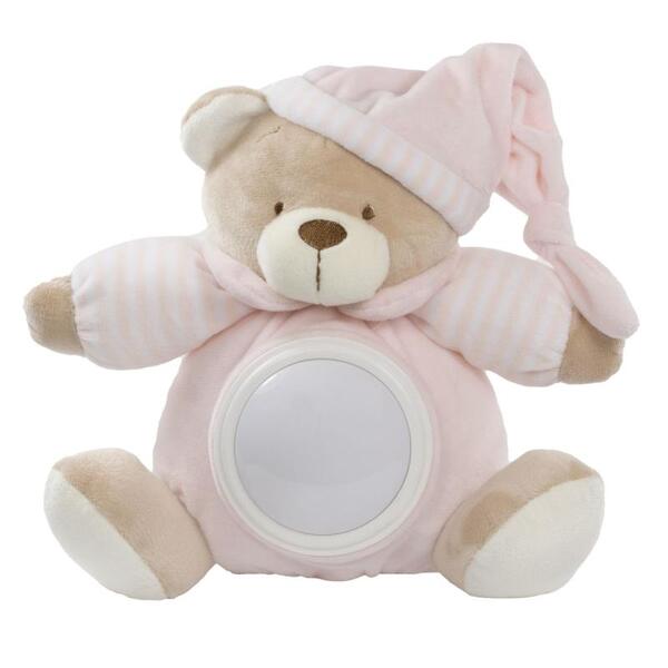 BAMSE MED LYS 21CM ROSA TINKA BABY bamse med lys - Tinka