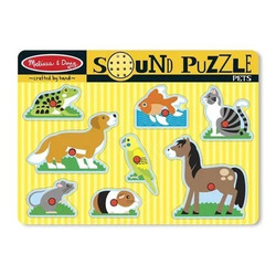 Pets Sound Puzzle - 8 Pieces pets - Trepuslespill