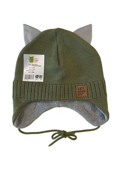 Kattnakken Babylue Merinoull  Mose - Kattnakken