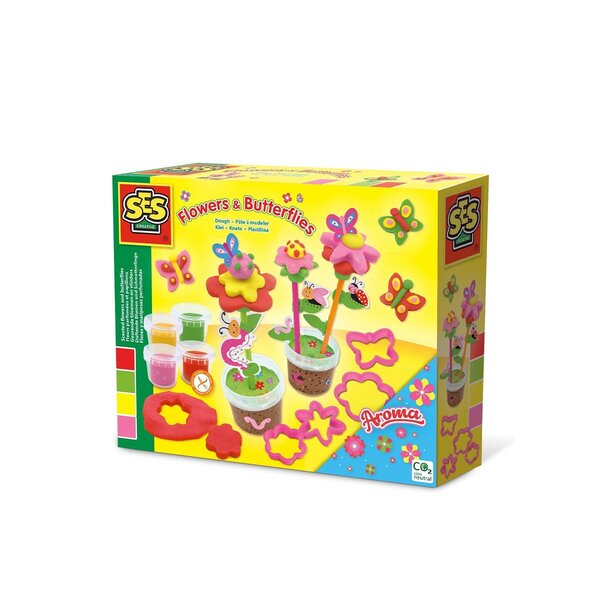 Modelleire SES blomster og sommerfugler Blomster - Ses tegne male