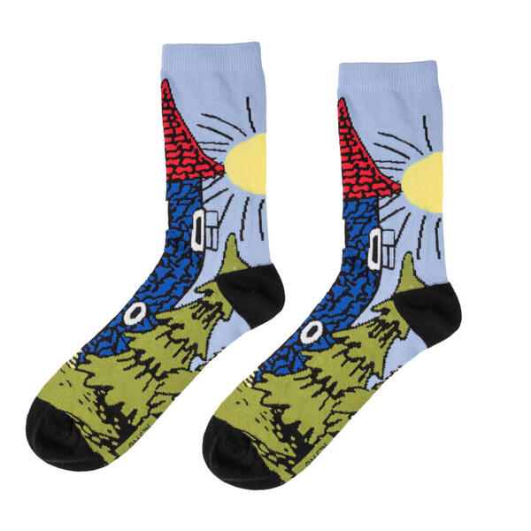 Mummi Sokker - Mummihuset Blå - voksen Mummihuset - blå - Mummi / Moomin