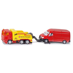 Siku Breakdown Truck With Van Rød og Gul - Siku