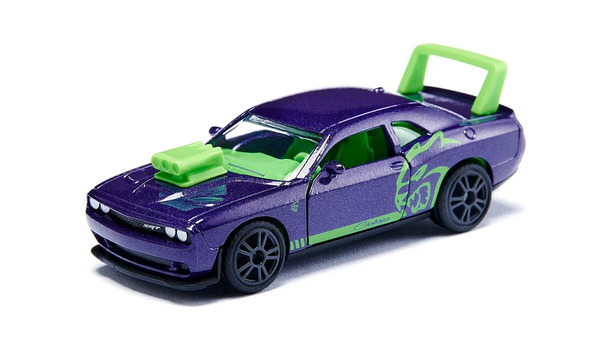 Siku Dodge Challenger Hellcat Custom Lilla og Grønn - Siku