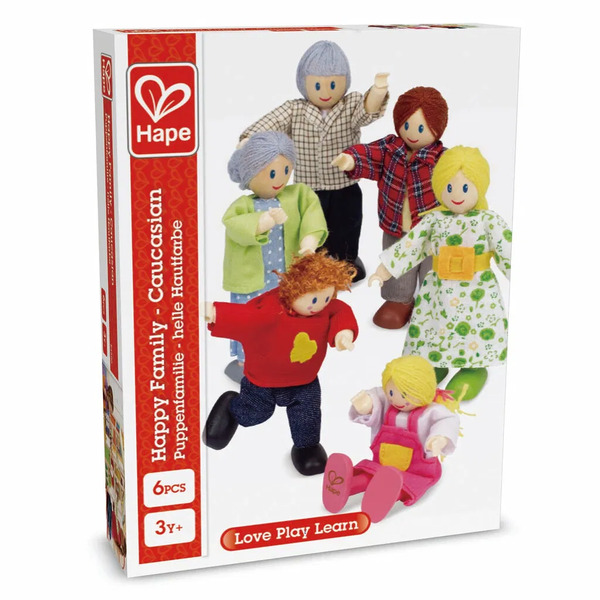 Hape Happy Family Caucasian Hape familie - Hape Toys