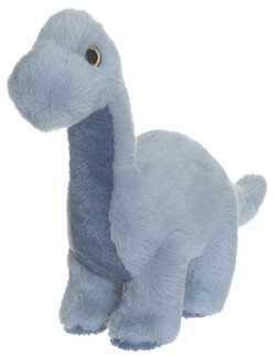 Teddykompaniet Dino Brachiosaurus 40 cm blå stor Dus blå dinosaur - Teddykompaniet
