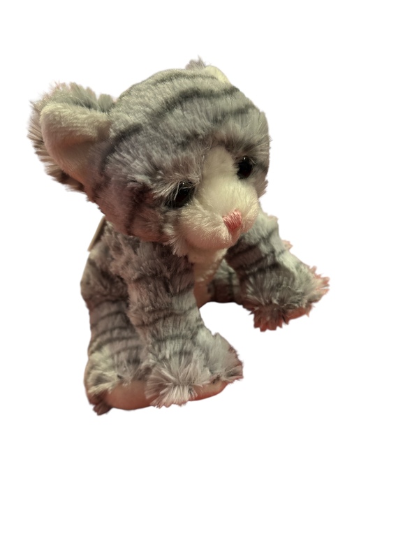 Teddykompaniet Kattekompis 18cm Gråstripete - Teddykompaniet