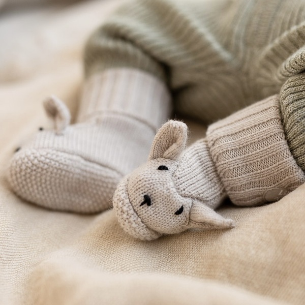 Lillelam Ulltøffel Lammi Lys Beige  Lys Beige  - Lillelam