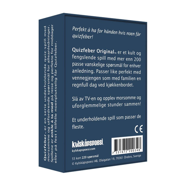Quizfeber - Orginal Quizfeber - Orginal - Brettspel