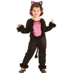 Kattekostyme Kattekostyme størrelse 92-104  - Halloween