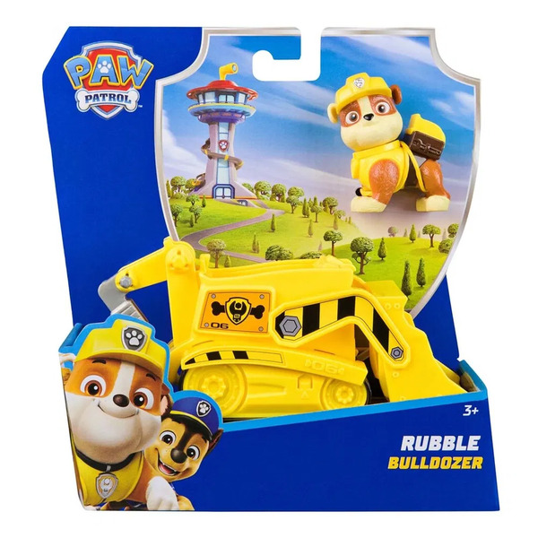Paw Patrol Basic Vehicle 2.0 - Rubble Rubble - Paw Patrol