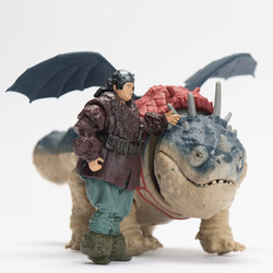 Dragons Movie Viking and Deluxe Dragon Asst. Gronckle + Fishlegs - Maki