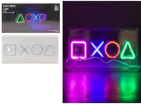 PLAYSTATION SYMBOL SKILT M/NEON LIGHTS PLAYSTATION SYMBOL SKILT - Fritz Hansen