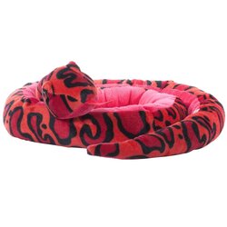 Plysj Orm Rød 200 cm Rød - molli toys