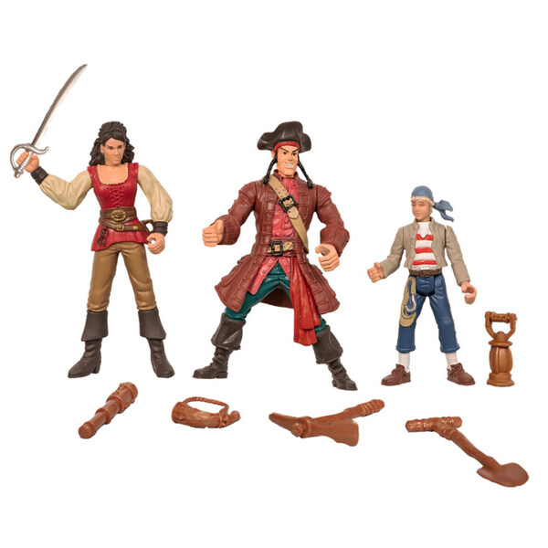 Kaptein Sabeltann - Sabeltann, Sunniva, Skalken figurer 3 pk. Sabeltann, Sunniva, Skalken - kaptein sabeltann