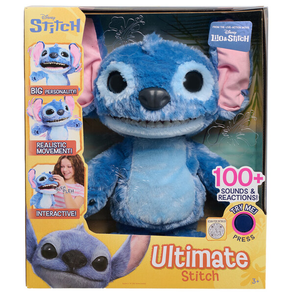 Disney Stitch Ultimate Feature Plush 34 cm – Stitch Stitch - Salg