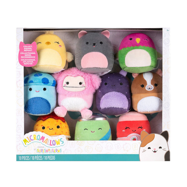 Squishmallows Micromallows Plush 6 cm 10 pk 10 pk - Squishmallows