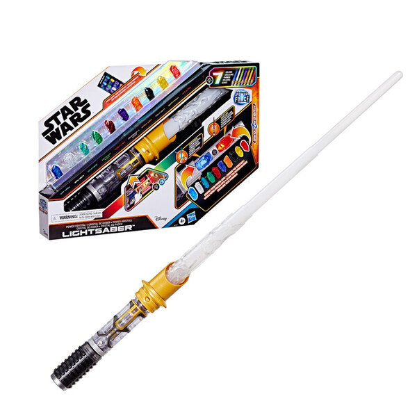 Star Wars Power Crystal Lightsaber Lyssverd - Star Wars