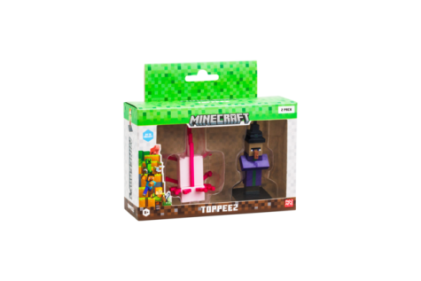 MINECRAFT 3D TOPPEEZ 2 PACK VINDU BOKS topeez - Minecraft
