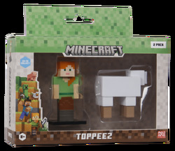 MINECRAFT 3D TOPPEEZ 2 PACK VINDU BOKS topeez - Minecraft
