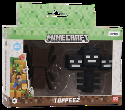 MINECRAFT 3D TOPPEEZ 2 PACK VINDU BOKS topeez - Minecraft