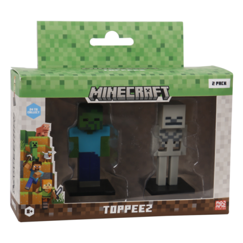MINECRAFT 3D TOPPEEZ 2 PACK VINDU BOKS topeez - Minecraft