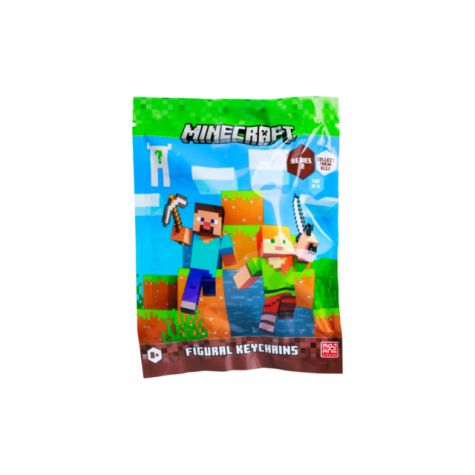 MINECRAFT 6 CM FIGURAL  1 PC FOILBAG ASST CDU FIGUR - Minecraft