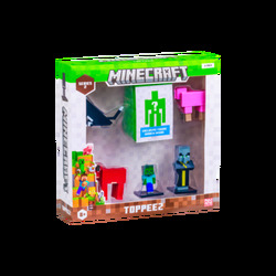MINECRAFT 3D 6 CM FIGURE 6 PACK DELUXE BOX ASST nr.1 - Minecraft