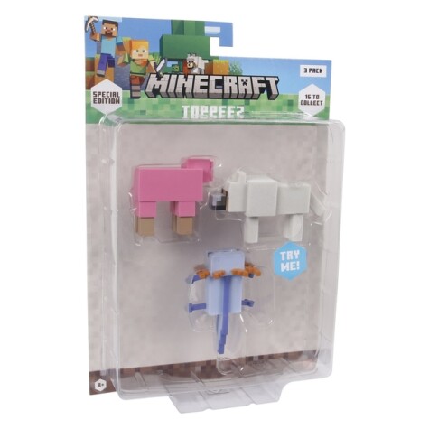 MINECRAFT 3D SPECIAL EDITION FIGURE 3 PACK BLISTER Nr.4 - Minecraft