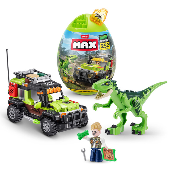 MAX Build Dino Adventure – 252 deler dino 252 deler - Leiker
