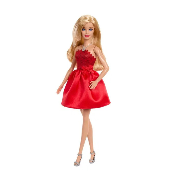 Barbie Fashionista 80th Anniversary Ruby Red Doll Rød - Barbie