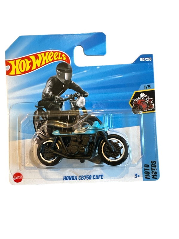 Hot Wheels 1:64 - Honda CB750 Cafe - 1/5 Moto Turkis motorsykkel - Hot Wheels