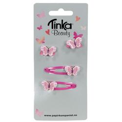 HÅRCLIPS/STRIKK SOMMERFUGL TINKA BEAUTY Sommerfugl Hårstrekk og klemmer - Tinka